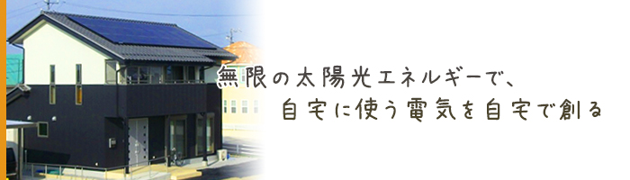 無限の太陽光エネルギーで、自宅に使う電気を自分で創る
